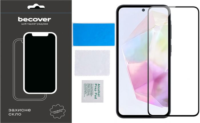 Захисне скло BeCover для Samsung Galaxy A35 5G SM-A356 Black (711071)