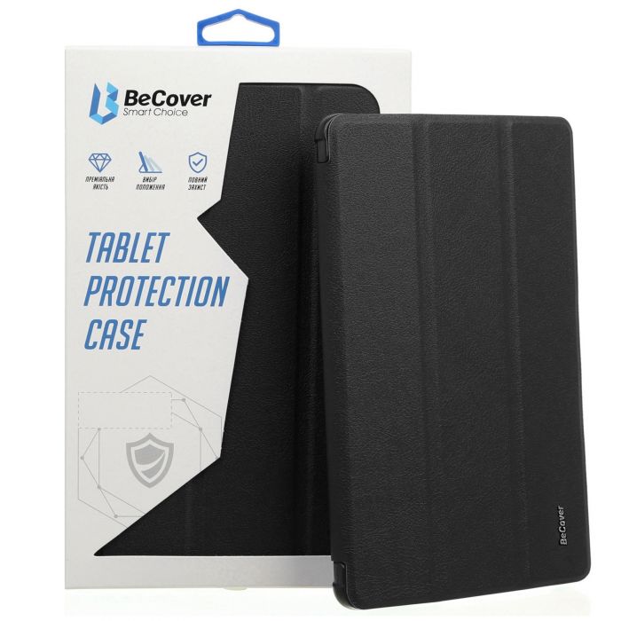 Чохол-книжка BeCover Tri Fold Soft TPU з кріпленням Apple Pencil для Apple iPad Pro 11 2020/2021/2022 Black (711109)