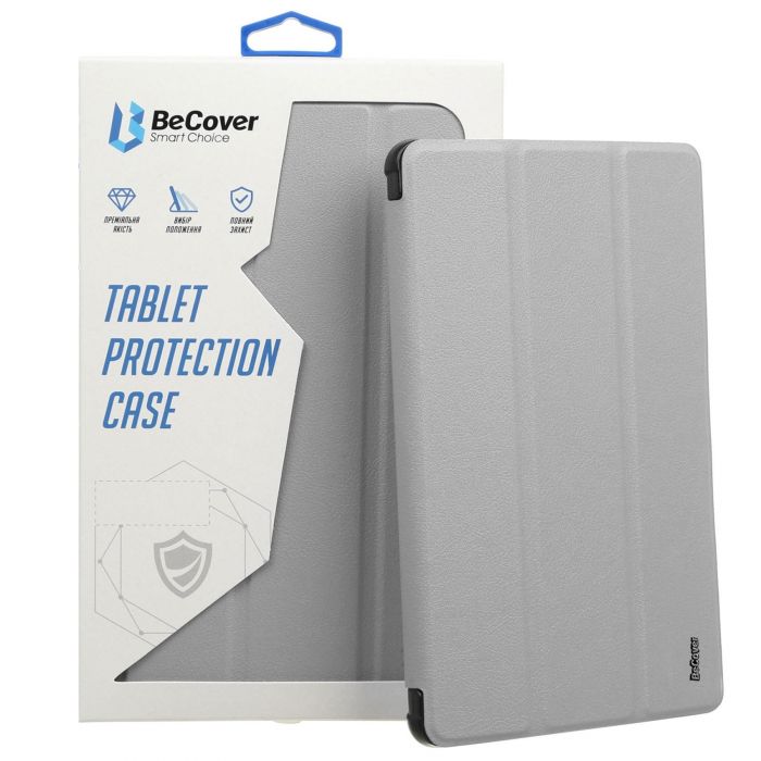 Чохол-книжка BeCover Tri Fold Soft TPU з кріпленням Apple Pencil для Apple iPad Pro 11 2020/2021/2022 Gray (711111)