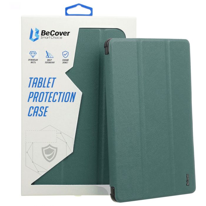 Чохол-книжка BeCover Tri Fold Soft TPU Silicone для Apple iPad Air (4/5) 2020/2022 10.9" Dark Green (711130)