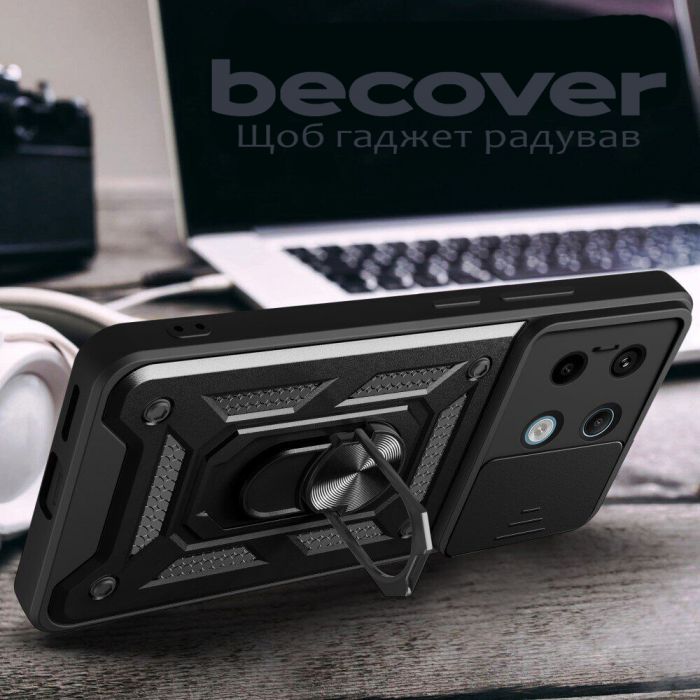 Чохол-накладка BeCover Military для Poco X6 Pro Black (711157)