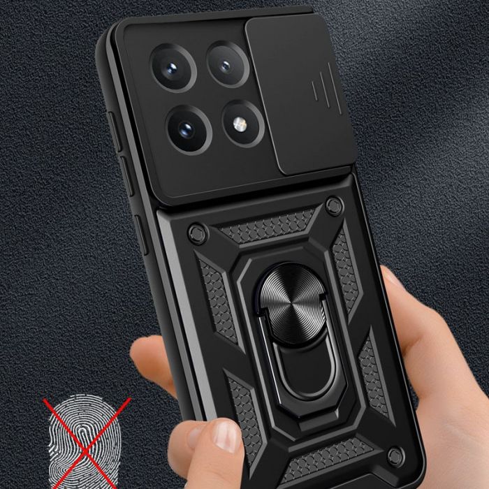 Чохол-накладка BeCover Military для Poco X6 Pro Black (711157)