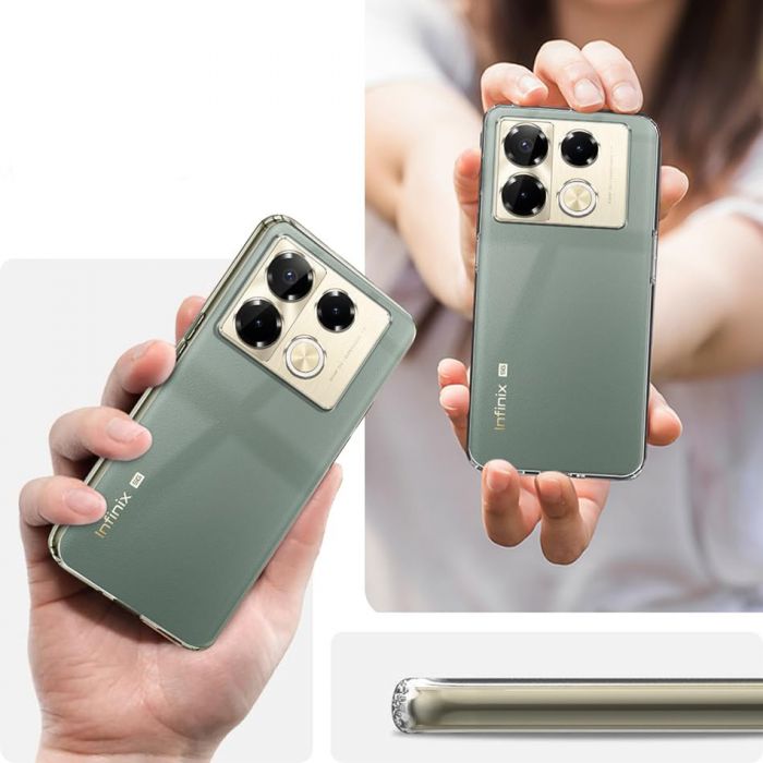 Чохол-накладка BeCover для Infinix Note 40 Pro (X6851) Transparancy (711180)