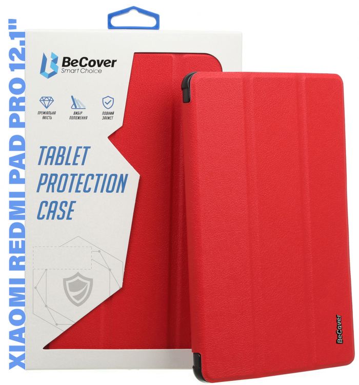 Чохол BeCover Smart Case для Xiaomi Redmi Pad Pro 12.1" Red (711303)