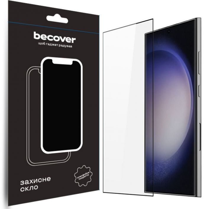 Захисне скло BeCover для Samsung Galaxy S24 Ultra SM-S928 Black (711318)
