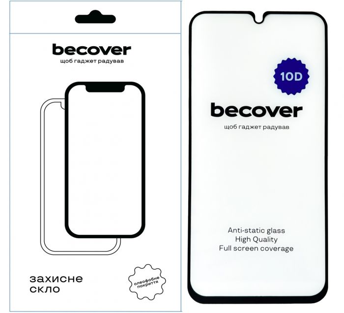 Захисне скло BeCover для Samsung Galaxy M34 5G SM-M346 10D Black (711358)