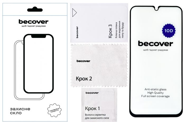 Захисне скло BeCover для Samsung Galaxy M34 5G SM-M346 10D Black (711358)