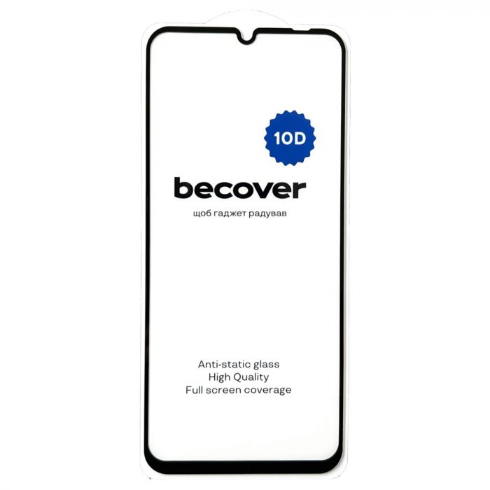 Захисне скло BeCover для Xiaomi Redmi 12C 10D Black (711371)