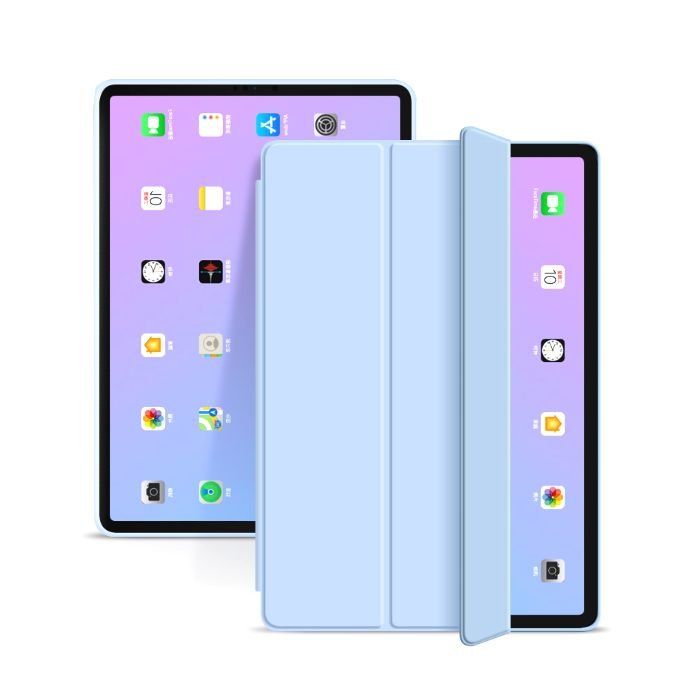 Чохол BeCover Tri Fold Soft TPU Silicone для Apple iPad Air 11" M2 2024 Light Blue (711409)