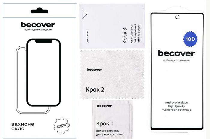 Захисне скло BeCover для Google Pixel 6A 10D Black (711488)