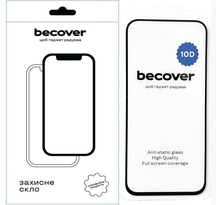 Захисне скло BeCover для Google Pixel 8a 10D Black (711491)