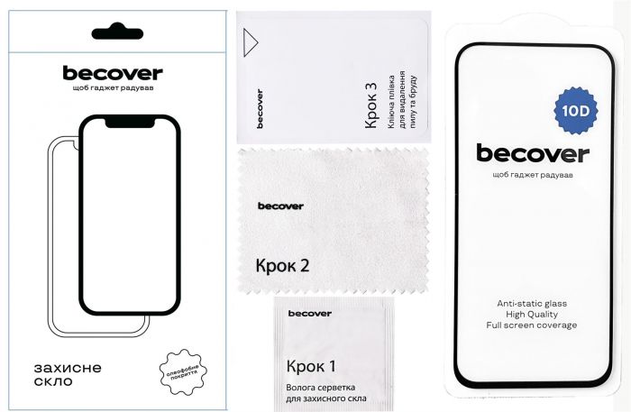 Захисне скло BeCover для Google Pixel 8a 10D Black (711491)