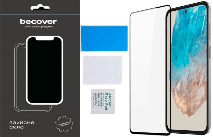 Захисне скло BeCover для Samsung Galaxy M35 5G SM-M356 Black (711529)