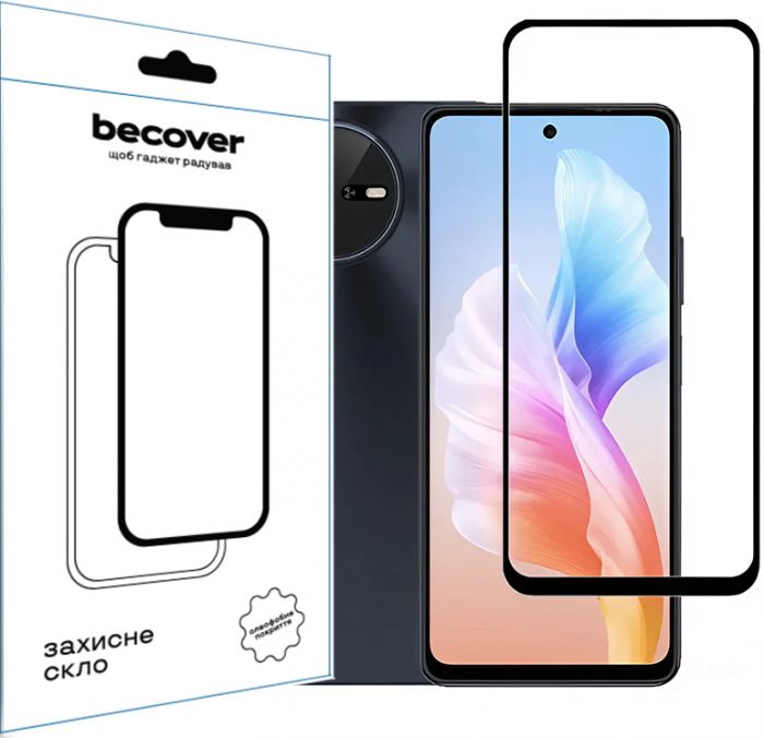 Захисне скло BeCover для Oscal Tiger 12 Black (711579)