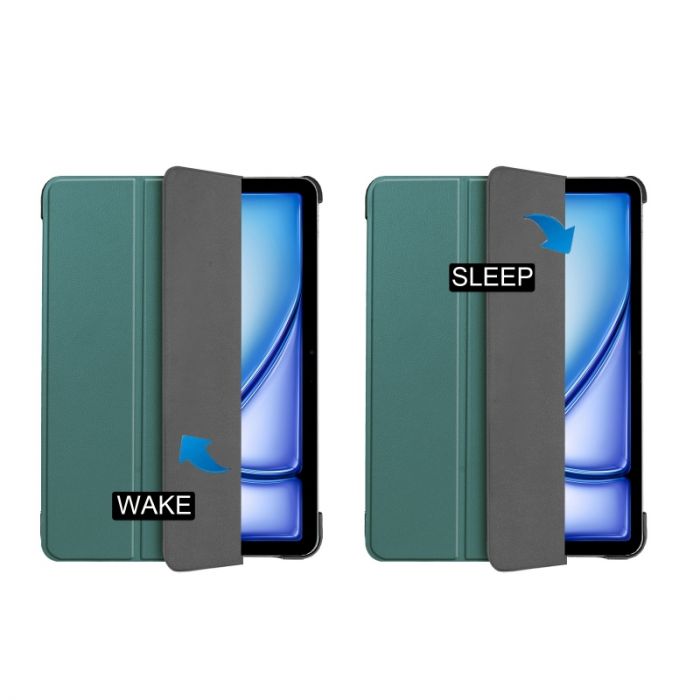 Чохол-книжка BeCover Smart Case для Apple iPad Air 13" M2/M3 (2024/2025) Dark Green (711613)