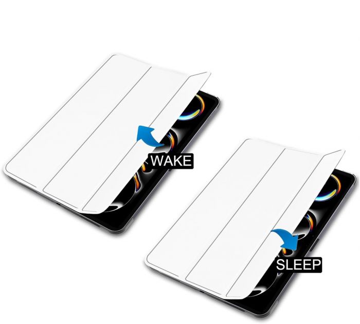 Чохол-книжка BeCover Smart Case для Apple iPad Pro 11" M4 2024 White (711629)