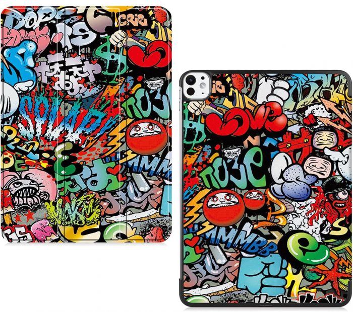 Чохол-книжка BeCover Smart Case для Apple iPad Pro 11" M4 2024 Graffiti (711637)