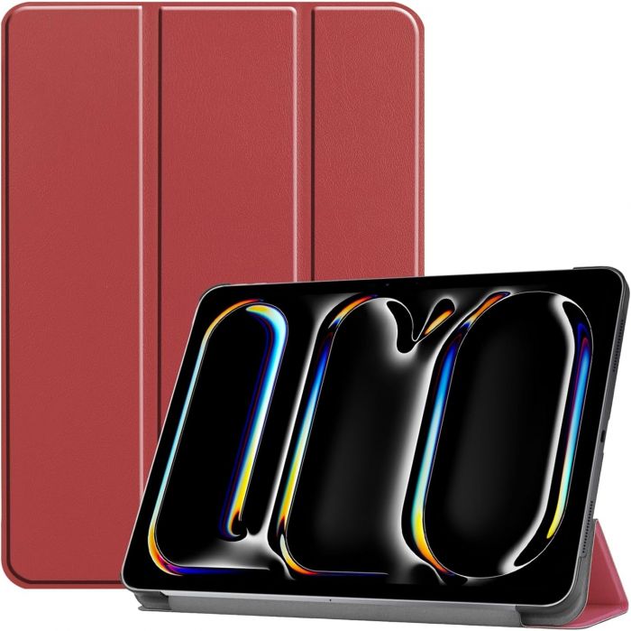 Чохол-книжка BeCover Smart Case для Apple iPad Pro 13" M4 2024 Red Wine (711647)