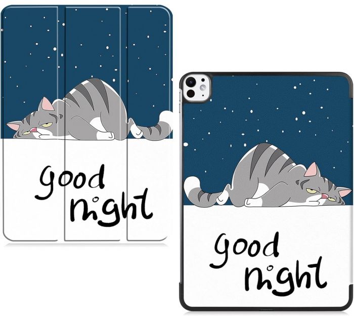 Чохол-книжка BeCover Smart Case для Apple iPad Pro 13" M4 2024 Good Night (711651)