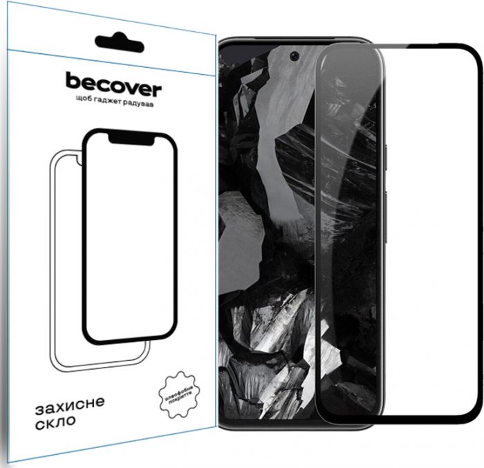 Захисне скло BeCover для Google Pixel 8a Black (711663)