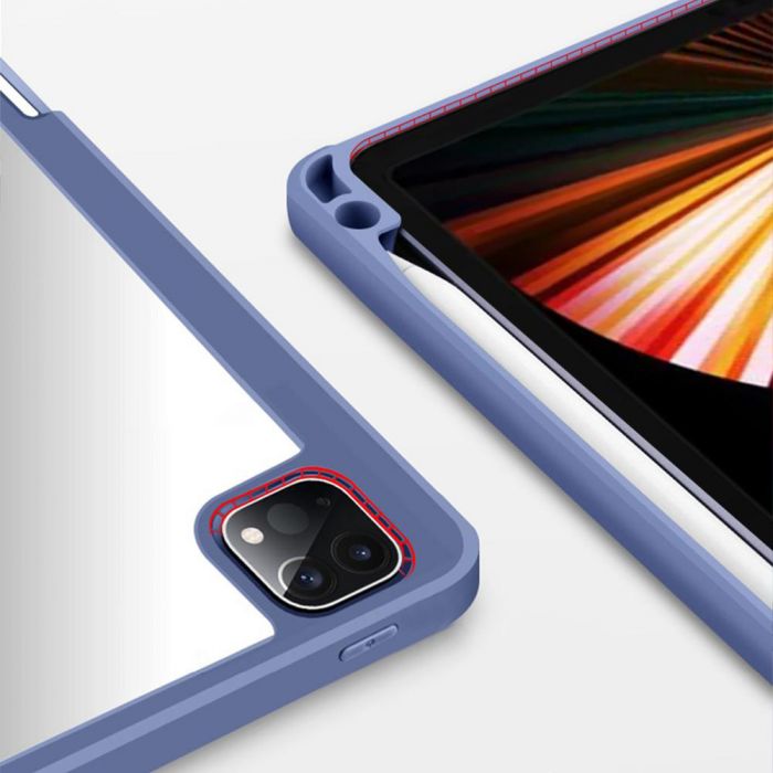 Чохол-книжка BeCover Soft Edge TPU з кріпленням Apple Pencil для Apple iPad Pro 12.9 2020/2021/2022 Purple (711710)