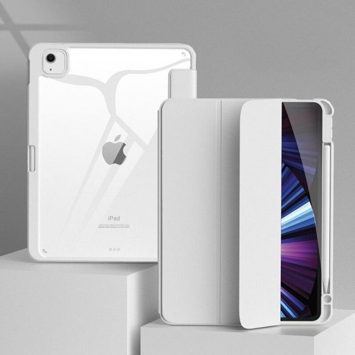 Чохол-книжка BeCover Soft Edge TPU з кріпленням Apple Pencil для Apple iPad Air 13" M2 2024 Gray (711712)