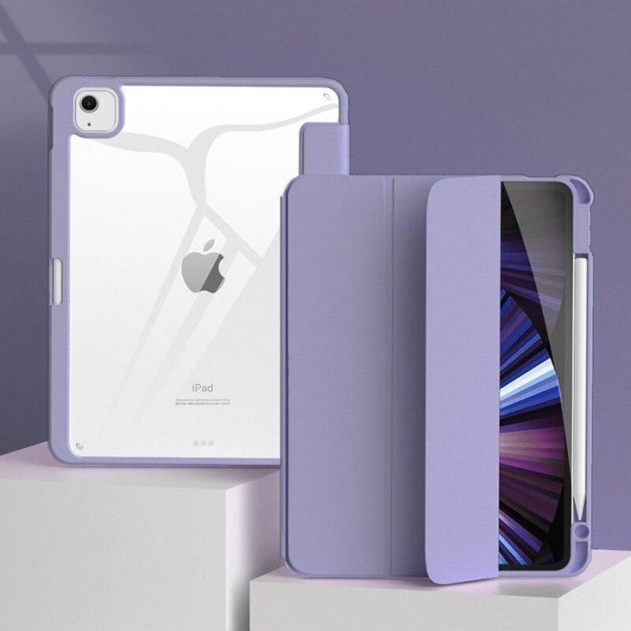 Чохол-книжка BeCover Soft Edge TPU з кріпленням Apple Pencil для Apple iPad Air 13" M2 2024 Purple (711713)