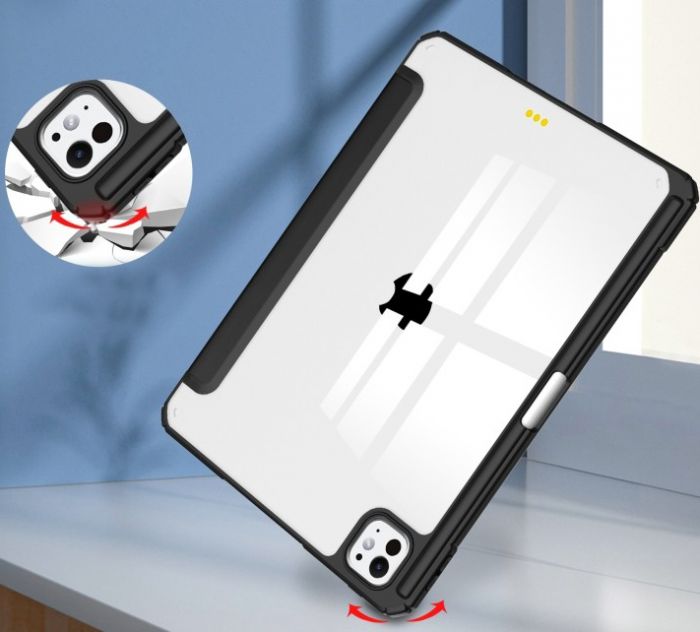 Чохол-книжка BeCover Soft Edge TPU з кріпленням Apple Pencil для Apple iPad Pro 11" M4 2024 Black (711714)