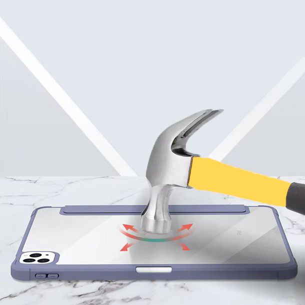 Чохол-книжка BeCover Soft Edge TPU з кріпленням Apple Pencil для Apple iPad Pro 11" M4 2024 Purple (711716)