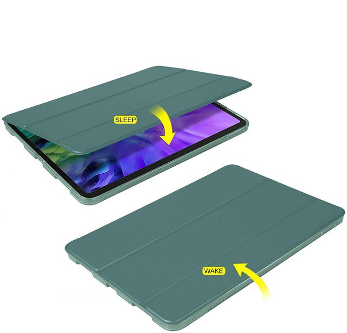 Чохол-книжка BeCover Tri Fold Hard для Apple iPad Pro 12.9 2020/2021/2022 Dark Green (711720)
