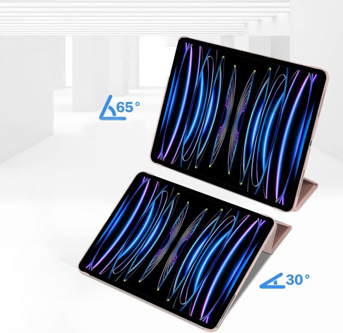 Чохол-книжка BeCover Tri Fold Hard для Apple iPad Pro 12.9 2020/2021/2022 Pink (711721)
