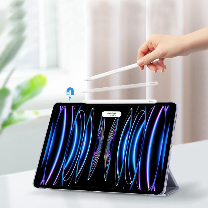 Чохол-книжка BeCover Tri Fold Hard для Apple iPad Air 13" M2 2024 Purple (711725)