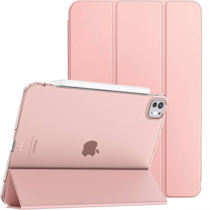 Чохол-книжка BeCover Tri Fold Hard для Apple iPad Pro 11" M4 2024 Pink (711728)