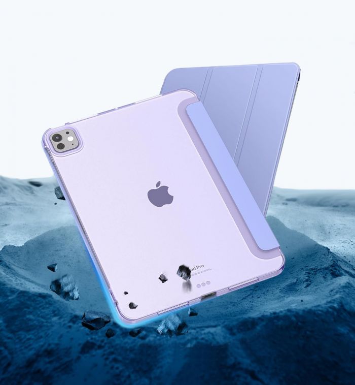 Чохол-книжка BeCover Tri Fold Hard для Apple iPad Pro 11" M4 2024 Purple (711729)