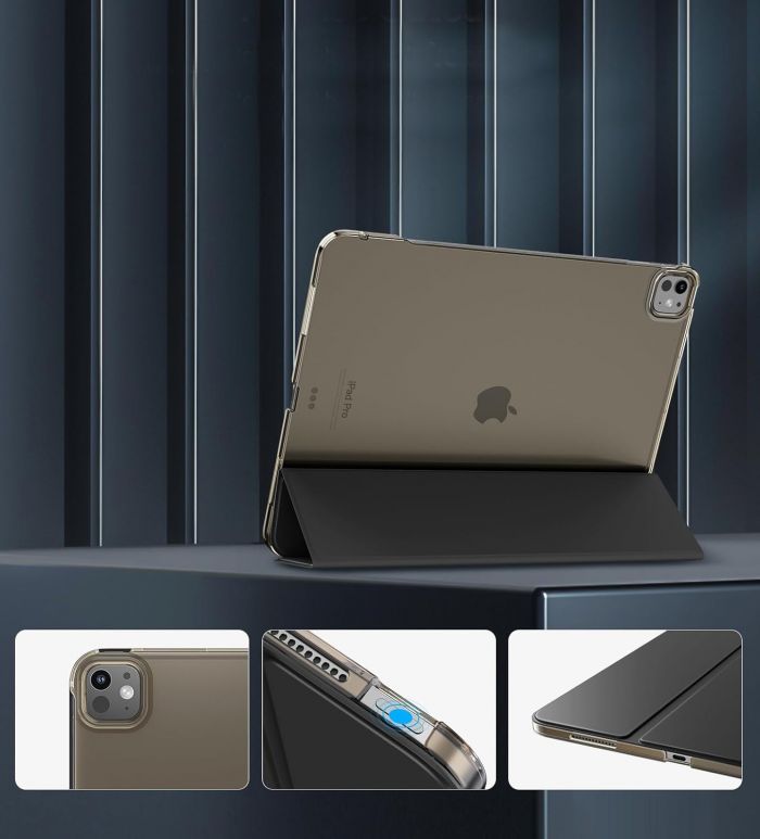 Чохол-книжка BeCover Tri Fold Hard для Apple iPad Pro 13" M4 2024 Black (711730)