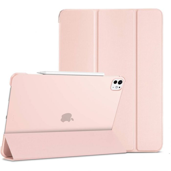 Чохол-книжка BeCover Tri Fold Hard для Apple iPad Pro 13" M4 2024 Pink (711732)