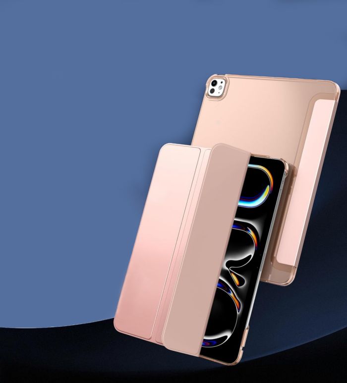 Чохол-книжка BeCover Tri Fold Hard для Apple iPad Pro 13" M4 2024 Pink (711732)