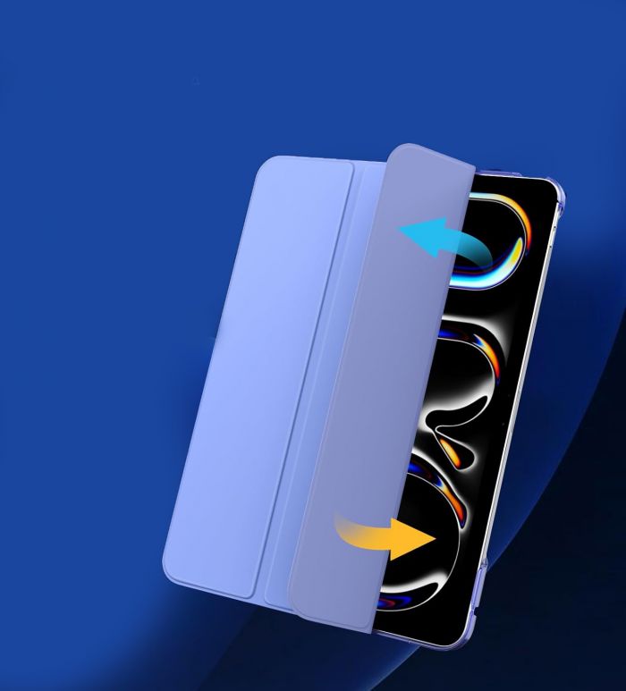 Чохол-книжка BeCover Tri Fold Hard для Apple iPad Pro 13" M4 2024 Purple (711733)