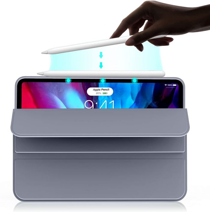 Чохол-книжка BeCover Tri Fold Soft TPU Silicone для Apple iPad Air 13" M2 2024 Purple (711743)