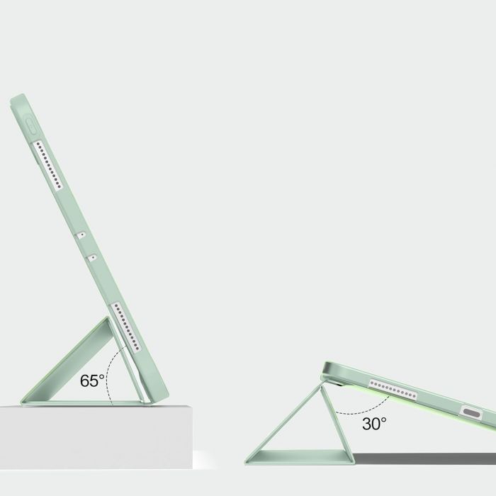 Чохол-книжка BeCover Tri Fold Soft TPU Silicone для Apple iPad Pro 11" M4 2024 Light Green (711747)