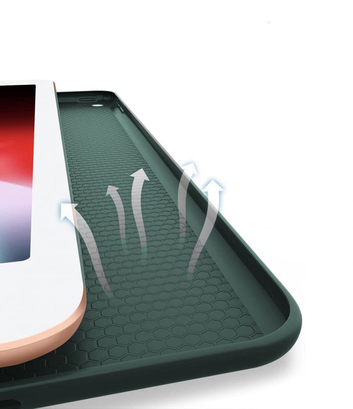 Чохол-книжка BeCover Tri Fold Soft TPU Silicone для Apple iPad Pro Pro 13" M4 2024 Dark Green (711752)