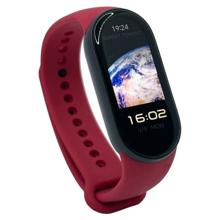 Силіконовий ремінець BeCover для Xiaomi Mi Smart Band 9 Red Wine (711969)