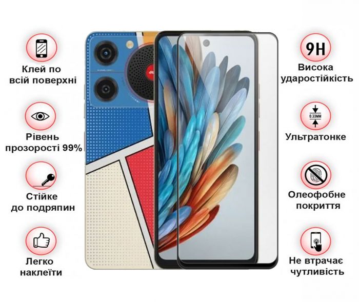 Захисне скло BeCover для ZTE Nubia Music Black (711974)