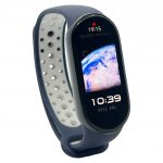 Ремінець BeCover Vents Style для Xiaomi Mi Smart Band 9 Blue White (711987)