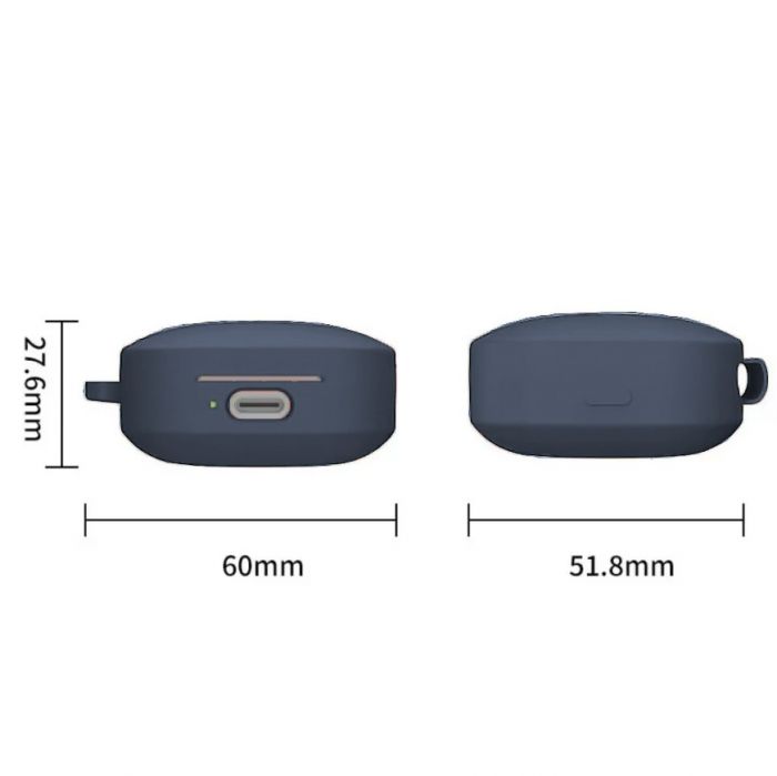 Чохол для навушників BeCover Silicon для Xiaomi Redmi Buds 6 Active Deep Blue (712013)