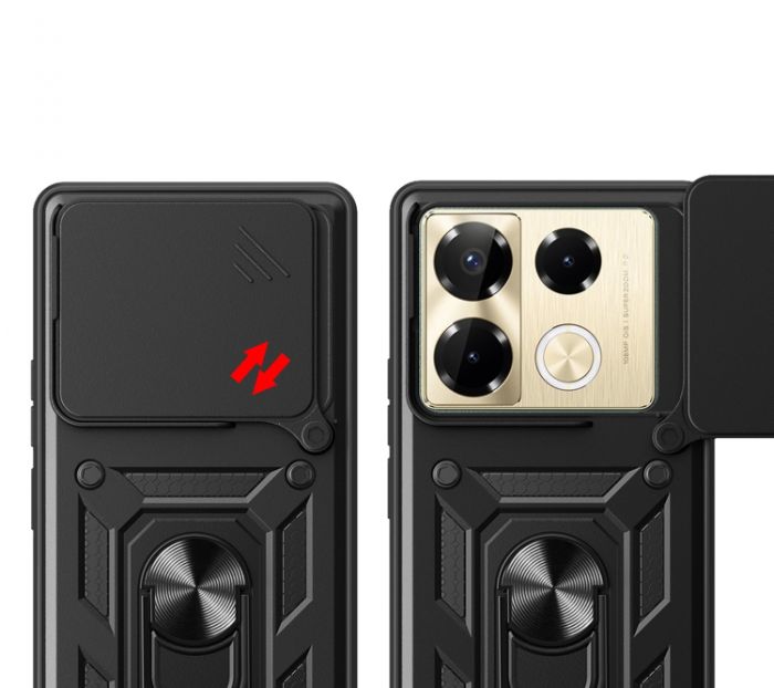 Чохол-накладка BeCover Military для Infinix Note 40 Pro (X6851) Black (712160)