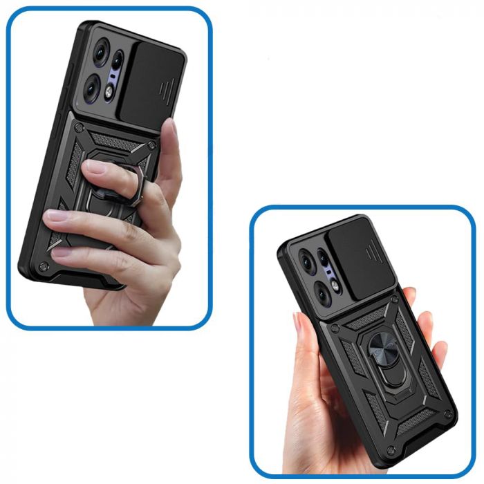 Чохол-накладка BeCover Military для Motorola Edge 50 Pro Black (712161)