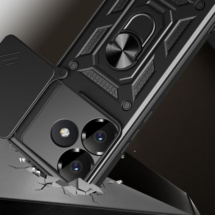 Чохол-накладка BeCover Military для Poco F6 Black (712165)