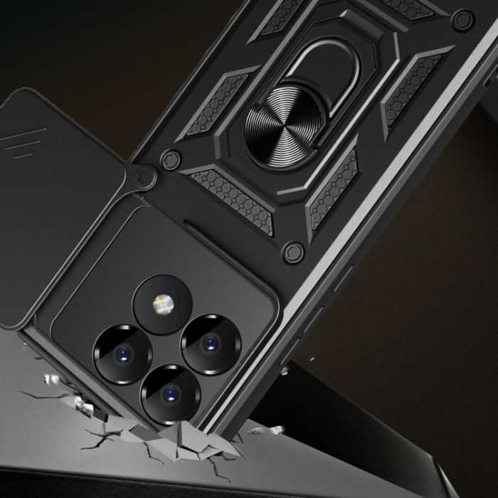 Чохол-накладка BeCover Military для Poco F6 Pro Black (712166)