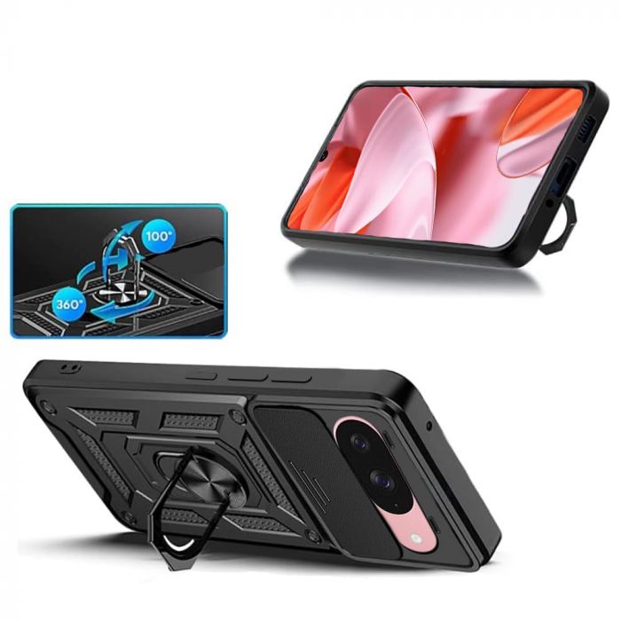 Чохол-накладка BeCover Military для Google Pixel 9 Black (712184)